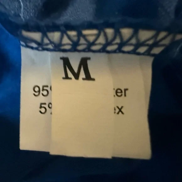 Blue Sleeveless Button-Down Dress - Picture 6 of 7